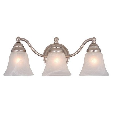 Vaxcel Standford 3 - Light Vanity in  Brushed Nickel