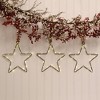 LumaBase Battery-Operated LED Lighted Metal Stars - Set of 3 - 2 of 4