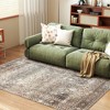 HOMCOM Machine Washable Area Rug, Non-Slip Traditional Flower Print Floor Carpet for Living Room, Bedroom, Dining Room - 2 of 4
