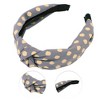 Unique Bargains Women's Elegant Twill Dot Knotted Hairband 6.69"x5.12" 1 Pc - image 3 of 3