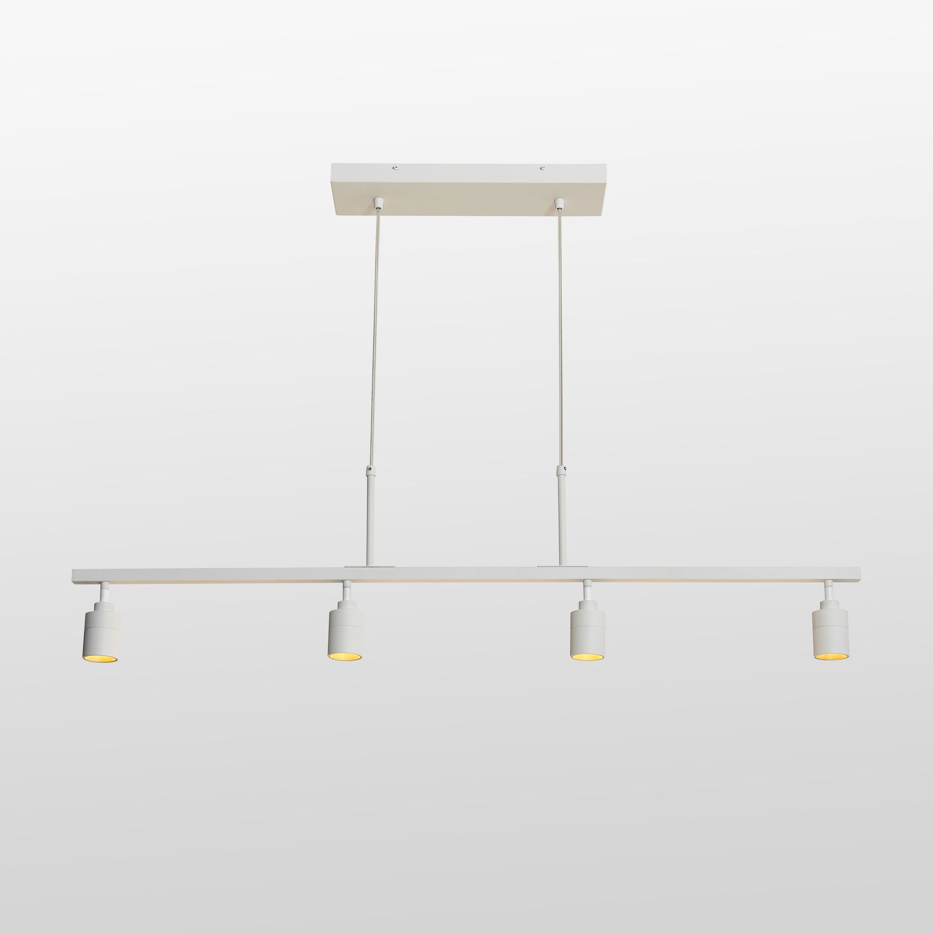 VidaLite Shura 4-Head LED Track Pendant White