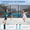 Swimming Pool Fence for Inground Pools, Safety Fencing with Stainless Steel Legs for Protecting Kids and Pets, 340 GMS Teslin PVC Mesh - 4 of 4