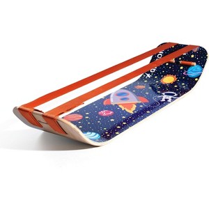 Balance Board for Slackline Training with 1 & 2 Line Options, Gift for Kids & Adults, Ideal for Core Workouts - 1 of 4