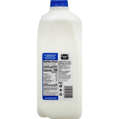 Meadow Gold 2% Milk - 0.5gal