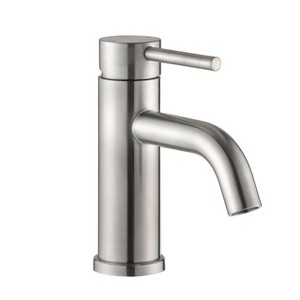 PAGED Single Hole Bathroom Faucet Stainless Steel Waterfall Faucet with Aerator, Faucet for Bathroom Sink - 1 of 4