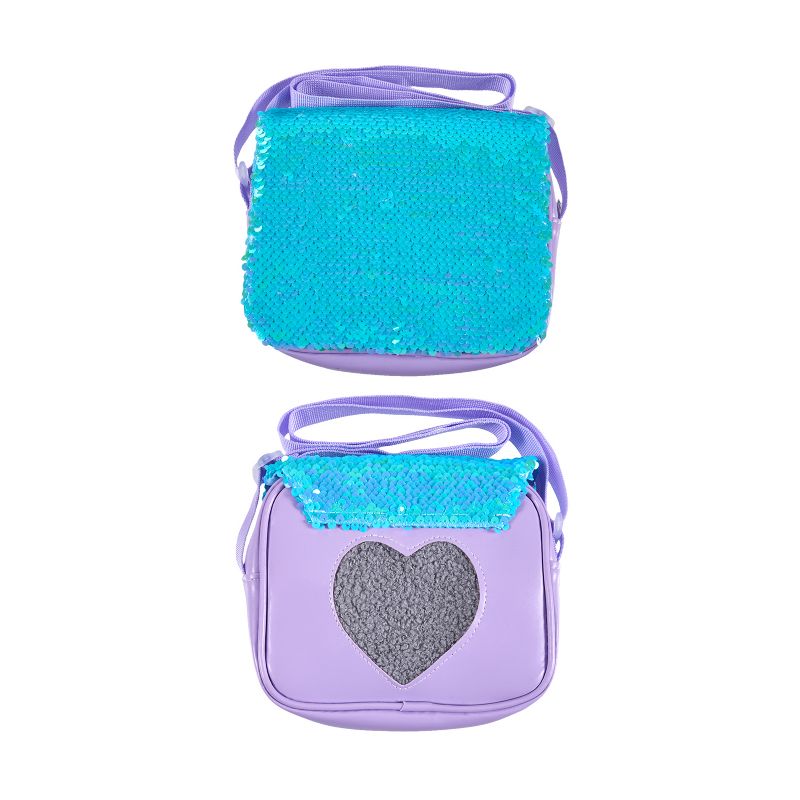 Limited Too Girl's Crossbody Bag in Purple and Turquoise, 1 of 6