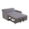 DOMETOUR Light Gray Flannel Living Room Sofabed - 4 of 4