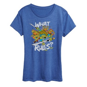 Women's - Teenage Mutant Ninja Turtles - What Rules Short Sleeve Graphic T-Shirt - 1 of 4