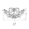 Vaxcel Jardin 4 - Light Flush Mount in  French Cream - 2 of 4