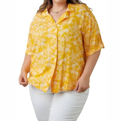 Women's Cletine Floral Button Up Blouse - Sew In Love