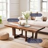 Berkshire Live Edge Wood Large Coffee Table Natural - Alaterre Furniture - 3 of 4
