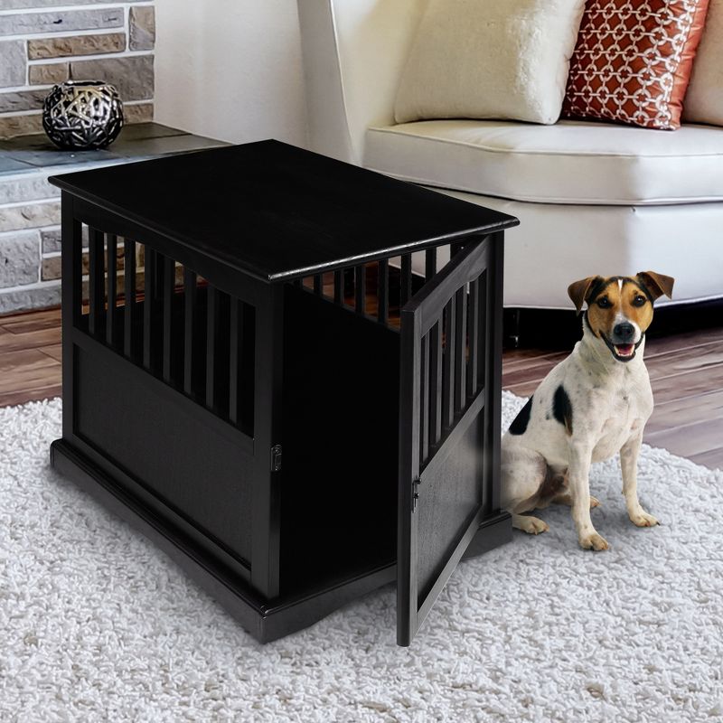 Casual Home Medium Wooden Indoor Pet Crate Dog Up to 25 lbs House Kennel End Table Night Stand Furniture, 2 of 7