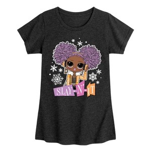 Girls' - LOL Surprise! - Winter Dolls Fitted Short Sleeve Graphic T-Shirt - 1 of 4