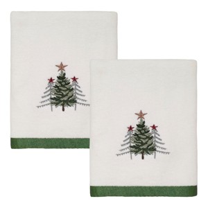 Avanti Linens Trees 2-Pack Hand Towel Set - 1 of 3