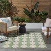 Nourison Positano Modern Diamond Outdoor Rug - 2 of 4