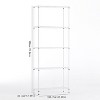 ROOMTEC 5-Tier Wire Shelving Metal Storage Rack Adjustable Shelves, Kitchen Standing Storage Shelf Units,White (71"H x 42"W x 18"D) - 2 of 4