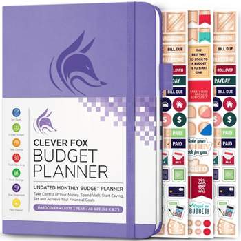 Undated Budget Planner 5.5"x8.25" Lavender - Clever Fox