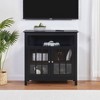 Big Sur Highboy TV Stand for TVs up to 42" with Storage Cabinets - Breighton Home - 2 of 4
