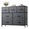 GALAXHERO 7 Drawer Dresser & TV Stand, Entertainment Center with Metal Frame, Media Console for 45" TVs, for Bedroom & Living Room - 2 of 4