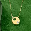 Ross-Simons 0.10 ct. t.w. Diamond Circle Necklace in 14kt Yellow Gold - 2 of 3