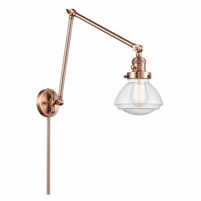 Olean - 1 Light Double Extension Swing Arm Wall Sconce In Industrial Style-27.75 Inches Tall and 8.75 Inches Wide