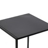 Nordlys Industrial Black Metal Side Table Industrial Style Living Room - 4 of 4
