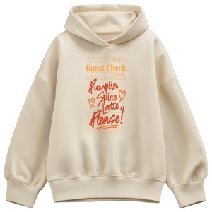 Women's Instant Message Pumpkin Spice Latte Please Oversized