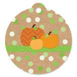 Big Dot of Happiness Pumpkin Patch - Fall, Halloween or Thanksgiving Party Favor Gift Tags (Set of 20)