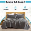 HLC.ME Lorenzo - 3 Piece Quilt Set, Lightweight Bedspread Coverlet Set - 2 of 4