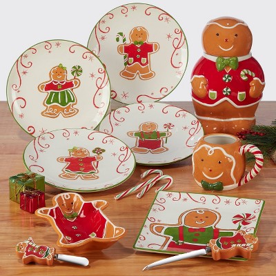 Certified International Holiday Magic Gingerbread Dinnerware Collection
