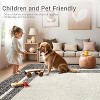 Machine Washable Carpet, Non-Slip And Non-Linting, Large Indoor Carpet, Modern Border Low Pile Foldable Carpet, Bedroom, Living Room, Kids Room - 4 of 4