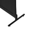 MAYEERTY 3 Panel Room Divider 6Ft Wood Folding Privacy Screen Black Free Standing Wall Separator Room Divider - 4 of 4