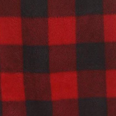 nightgown red black - buffalo plaid