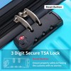 YONWAY Hardside Luggage Sets, 3 Piece Gradient Color Expandable Suitcase, with Spinner Wheels and TSA Lock, Lightweight 20" 24" 28" - 4 of 4