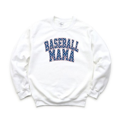 Simply Sage Market Women's Graphic Sweatshirt Baseball Mama Varsity Stars
