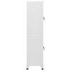 vidaXL Locker Grey Steel Medium Locker Rectangular Industrial - 4 of 4