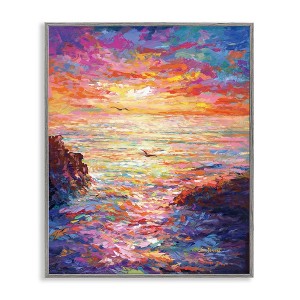 Stupell Industries Vibrant Abstract Ocean Sunset, 11" x 14" - 1 of 4