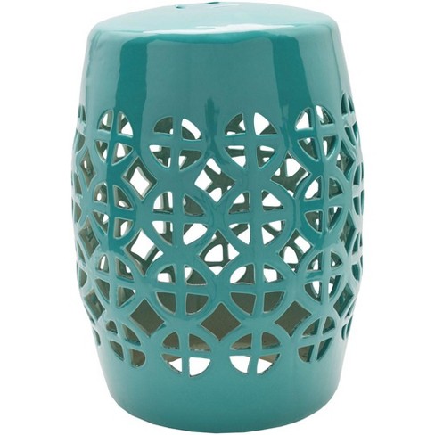 Mark & Day Pondorf 18"h X 13"w X 13"d Modern Emerald Garden Stool : Target