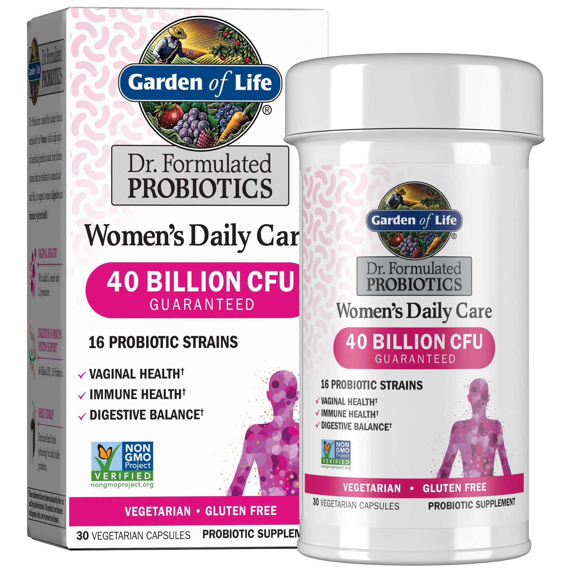 Garden of Life Women's Probiotics Daily Care Capsules - 30ct