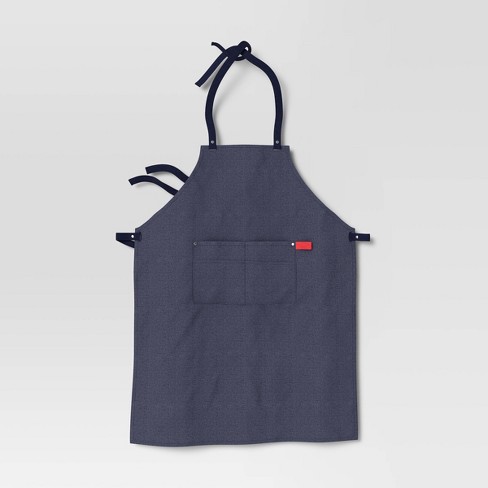 Cotton Chambray Apron Blue - Project 62™ - image 1 of 4
