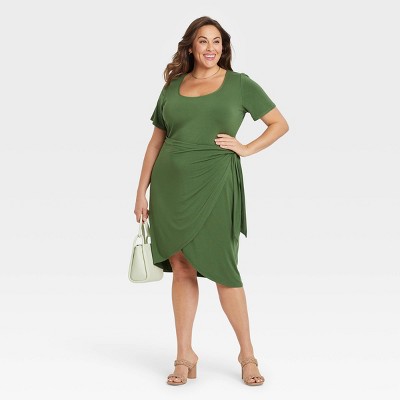 Green Wrap Dress : Target