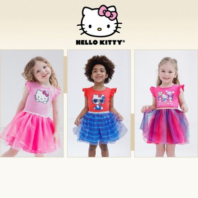 Hello Kitty - Brandclub - Hello Kitty Big Girls Tulle Dress Pink 14-16