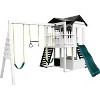 2MamaBees Reign Two Story Playhouse with Swing Attachment Playhouses - 4 of 4