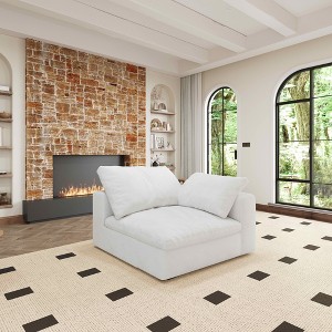 MAYEERTY Sofa with Armrest - Corduroy, Armrest Design, Comfort Seat, No Assembly, for Living Room/Bedroom - 1 of 4