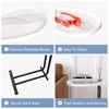 NicBex Modern C-Shaped Side Table, Lightweight End Table for Sofa, C Small Table for Bedside, Couch Side Tables with Metal Frame Slide, Bed Side Table - 3 of 4