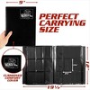Monster 9 Pocket Matte White Trading Card TCG Mega Binder w 40 Pages- Twice as Large- Hard Cover Album Holds 720 Cards- Anti-Theft Side Loading - 2 of 4