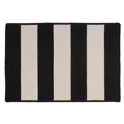 Colonial Mills Pershing Doormats - Black 40" x 60"