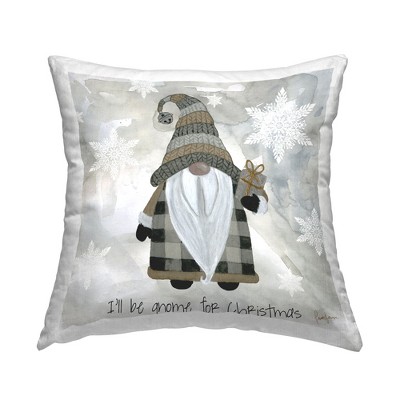 Stupell Industries Gnome For Christmas Cozy Snowflake Pattern