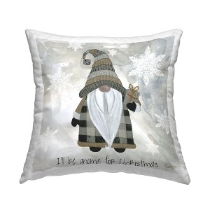 Stupell Industries Gnome For Christmas Cozy Snowflake Pattern - 1 of 3