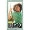 PosterPalooza | Shabby Chic Green Picture Frame - UV Acrylic, Foam Board Backing, Hanging Hardware - 2 of 4